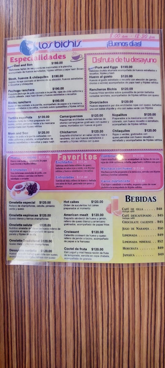 Los Bichis Menu - Image 2
